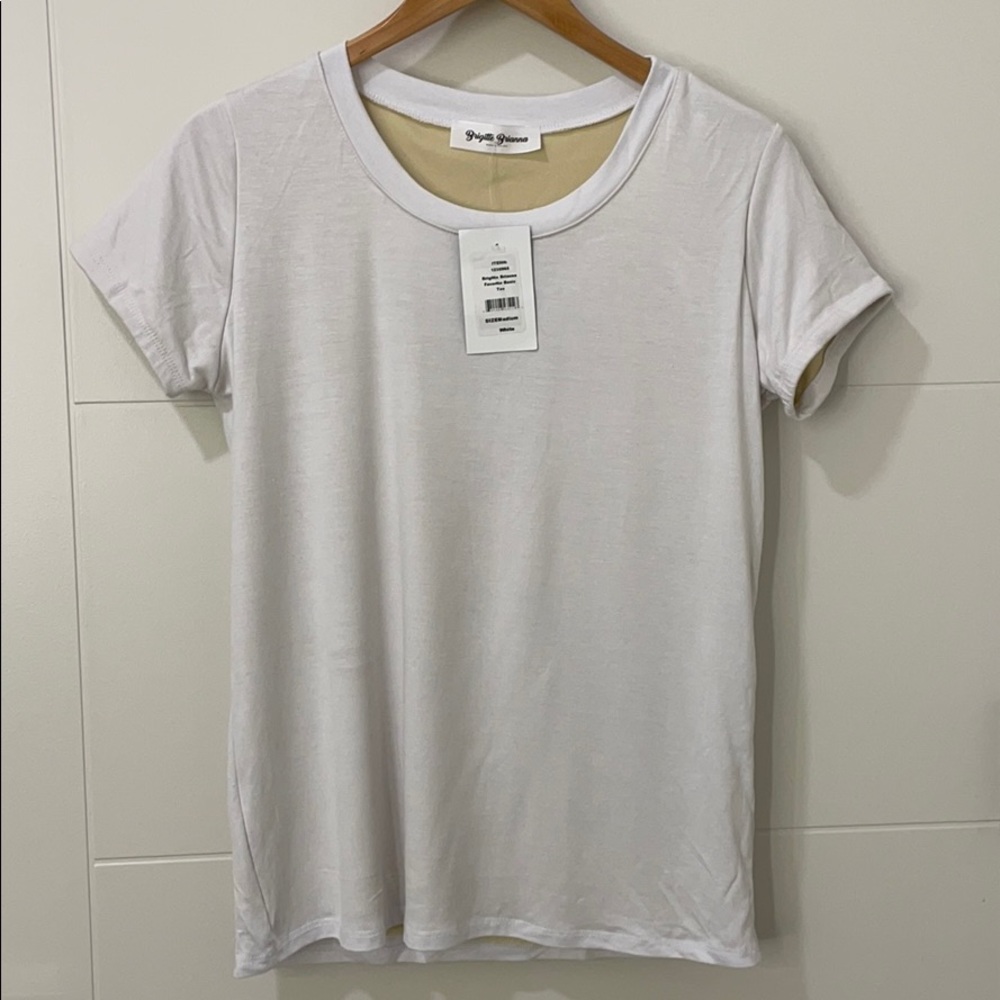 NWT white t-shirt